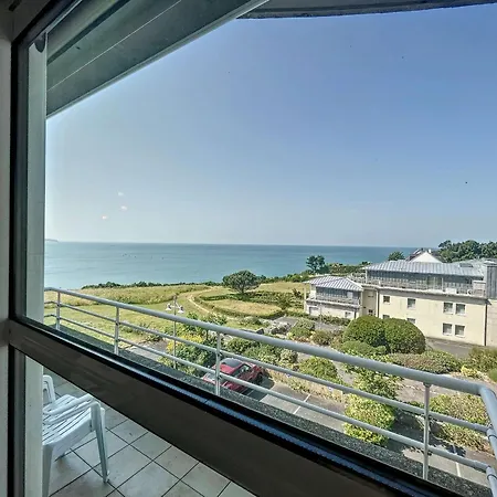 Apartment 2 Pres De La Avec Balcon, Ascenseur, Garage Et Wi-fi Gratuit - Fr-1-361-487 Granville